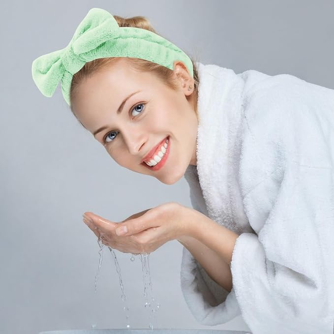 8 Pack Spa Headband for Washing Face Stocking Stuffers Skincare Headbands Bulk - Image 2