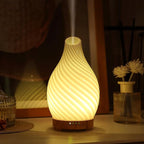 INRORANS Art Glass Essential Oil Diffuser - 160ml Ultrasonic Cool Mist Scent by inrorans