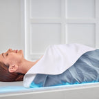 Fanfanwin 58"x70" Sauna Blanket Insert Towel Cotton Waffle Soft Reusable - Image 7