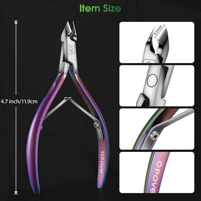 Cuticle Trimmer Cuticle Nippers Clippers Stainless Steel Hangnail Remover - Image 4