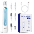 AIRSEE Professional Manicure Pedicure Kit, Cordless 6 in 1 Electric Nail File by AIRSEE