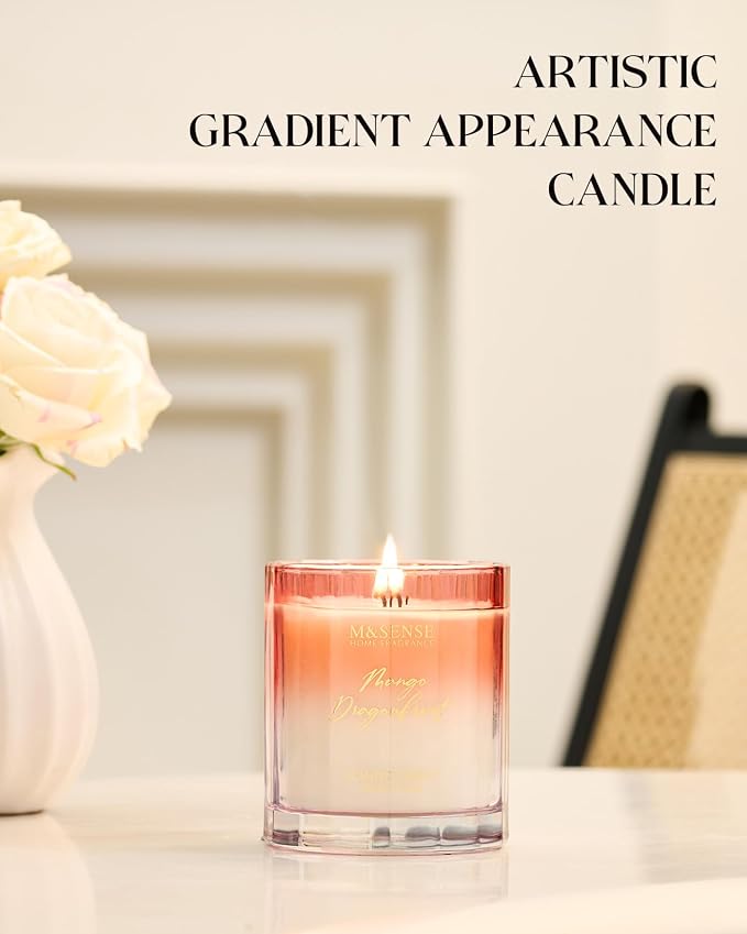 M&SENSE Mango Dragonfruit Scented Candle - Image 5