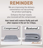 Hicober Microfiber Hair Towel, Drying Hair Wrap Towels - Image 8