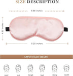Eye Mask for Sleeping, 3 Pack Silk Sleep Masks for Women Men-Blindfold for - Image 2