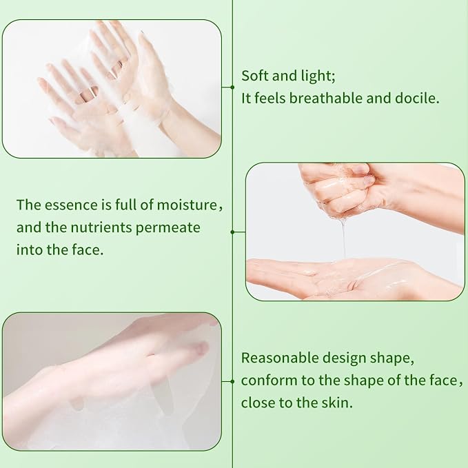 Aloe Vera Face Mask, Hydrating Face Masks Skincare - Image 6