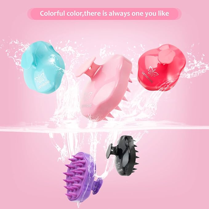 URTHEONE Soft Silicone Hair Scalp Massager Shampoo Brush - Image 7