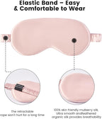Formé & Found Luxury Silk Sleep Mask, 100% 6A Mulberry Silk Eye Mask - Image 7
