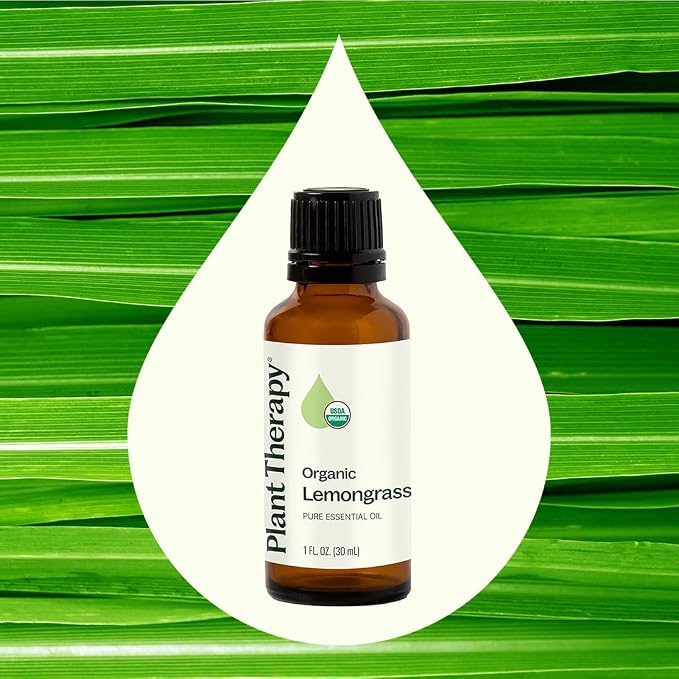 Plant Therapy Organic Lemongrass Essential Oil 30 mL, 100% Pure, USDA Certified - Image 3