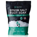 Tea Tree Oil Foot Soak with Epsom Salt by Lavinso