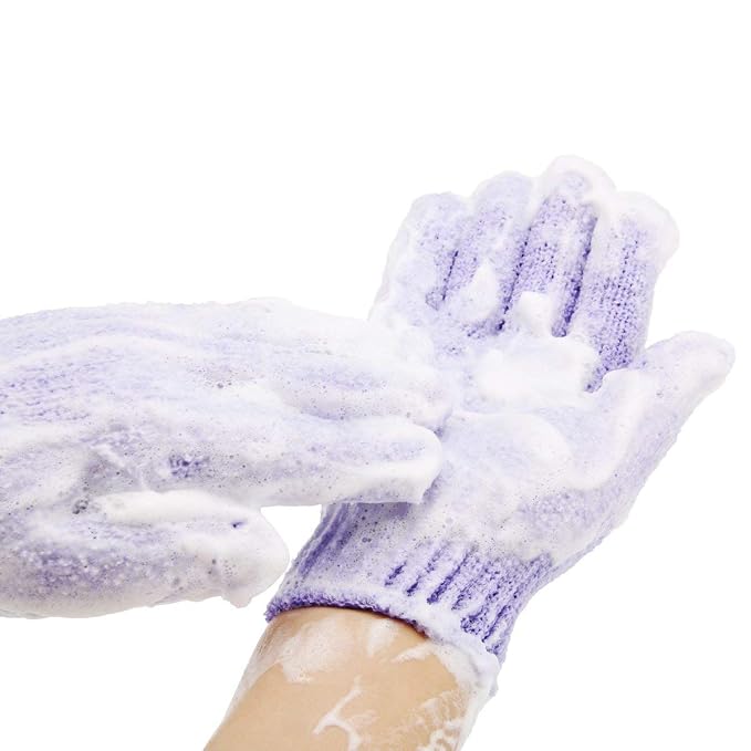 12 Pcs Exfoliating Shower Bath Gloves - Image 2