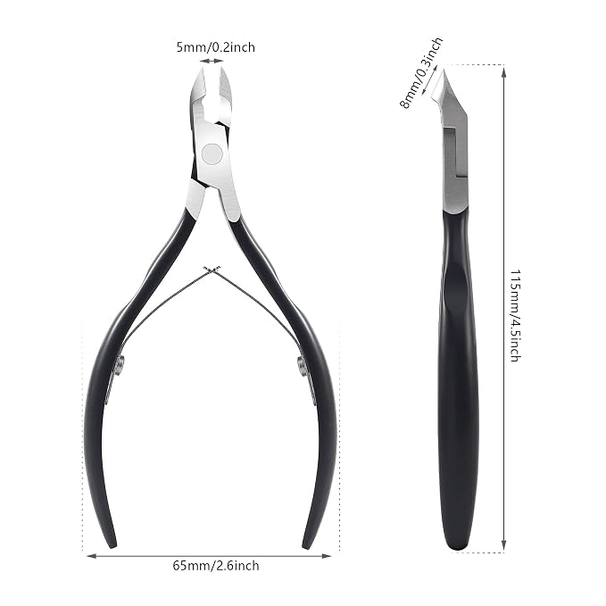FERYES Cuticle Clipper Professional Manicure and Pedicure Cuticle Remover Tools - Image 8