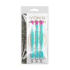 IVON 3pcs Cuticle Trimmer Pusher, Rubber Tip Soft on Nail Bed - Image 7