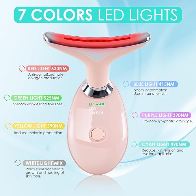 Facial Massager Red-Light-Therapy-for-Face and Neck, Face  culpting Wand - Image 2