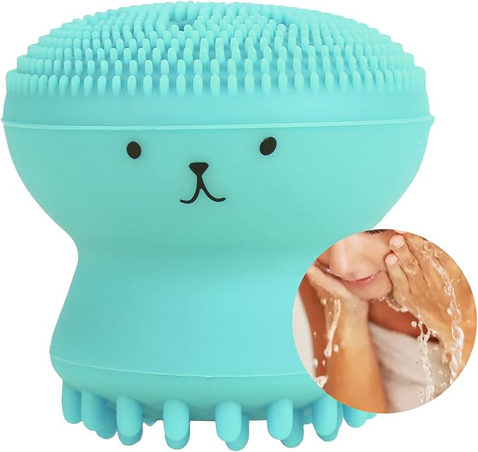 Facial Cleansing Brush Jellyfish Face Brush Exfoliating Face Brush Massaging - Image 5