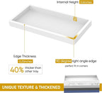 EG-SIPRO Silicone Bathroom Tray, Thickened Shatterproof Rectangle Vanity Tray - Image 2