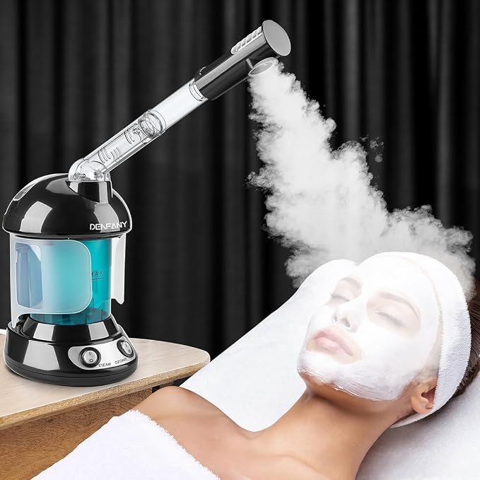 Facial Steamer - DENFANY Nano Ionic Face Steamer - Portable Facial Steamer - Image 7