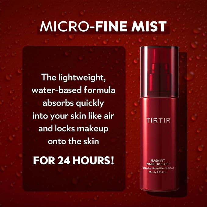 TIRTIR Mask Fit Make-up Fixer | 24H Transfer-Resistant Lightweight Non-Greasy - Image 6