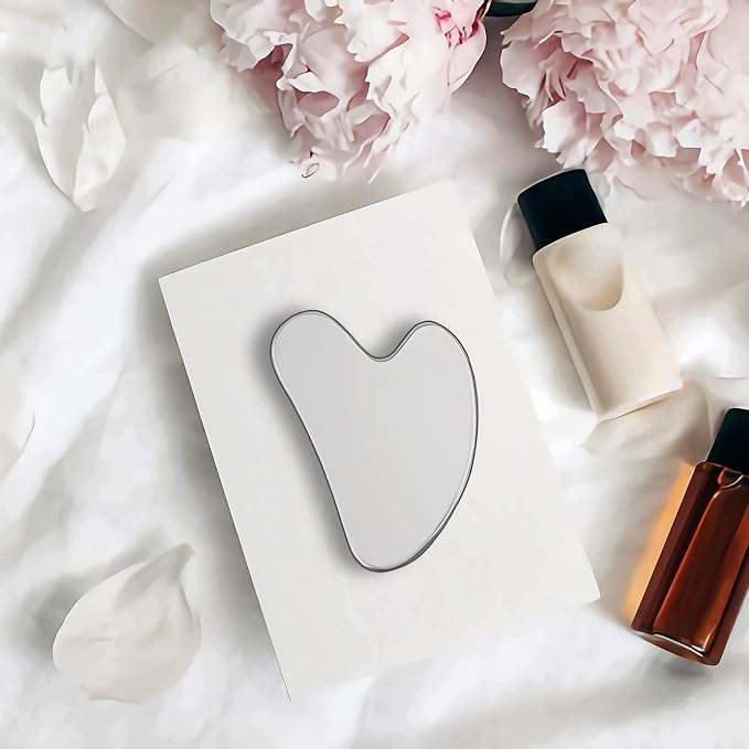 Gua Sha Facial Tools, Stainless Steel Guasha Tool - Image 6