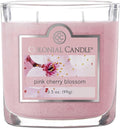 Colonial Candle Pink Cherry Blossom Scented Jar Candle, 2 Wick, 3.5 oz by ColonialCandle