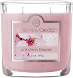 Colonial Candle Pink Cherry Blossom Scented Jar Candle, 2 Wick, 3.5 oz by ColonialCandle