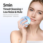 Face Scrubber, Waterproof Silicone Facial Cleansing Brush 6 Modes, 3 Light - Image 5