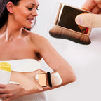 2-in-1 Self Tanning Brush Kit | Rose Gold Tan Applicator - Image 3
