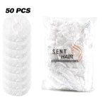 Shower Cap 100 Pcs Disposable Plastic Bath Cap - Image 2