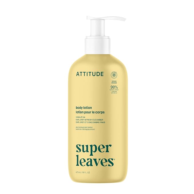 ATTITUDE Body Lotion, EWG Verified, Vegan & Cruelty-Free, Hydrating Moisturizer by ATTITUDE
