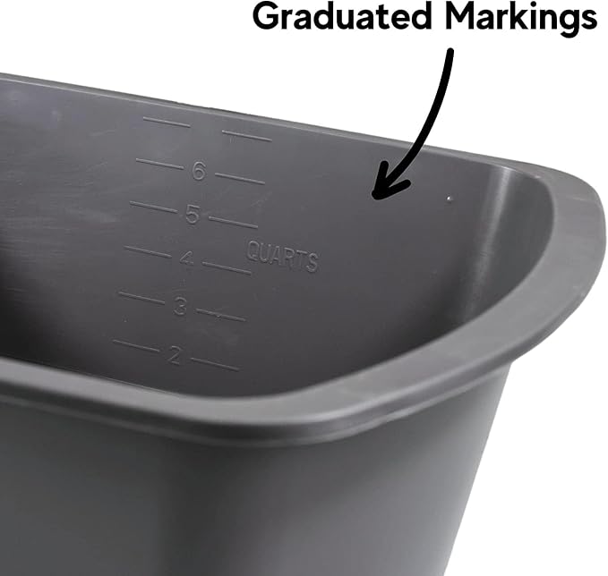 Vakly Wash Basins – Rectangular Plastic Hospital Bedside Soaking Tub - Image 7