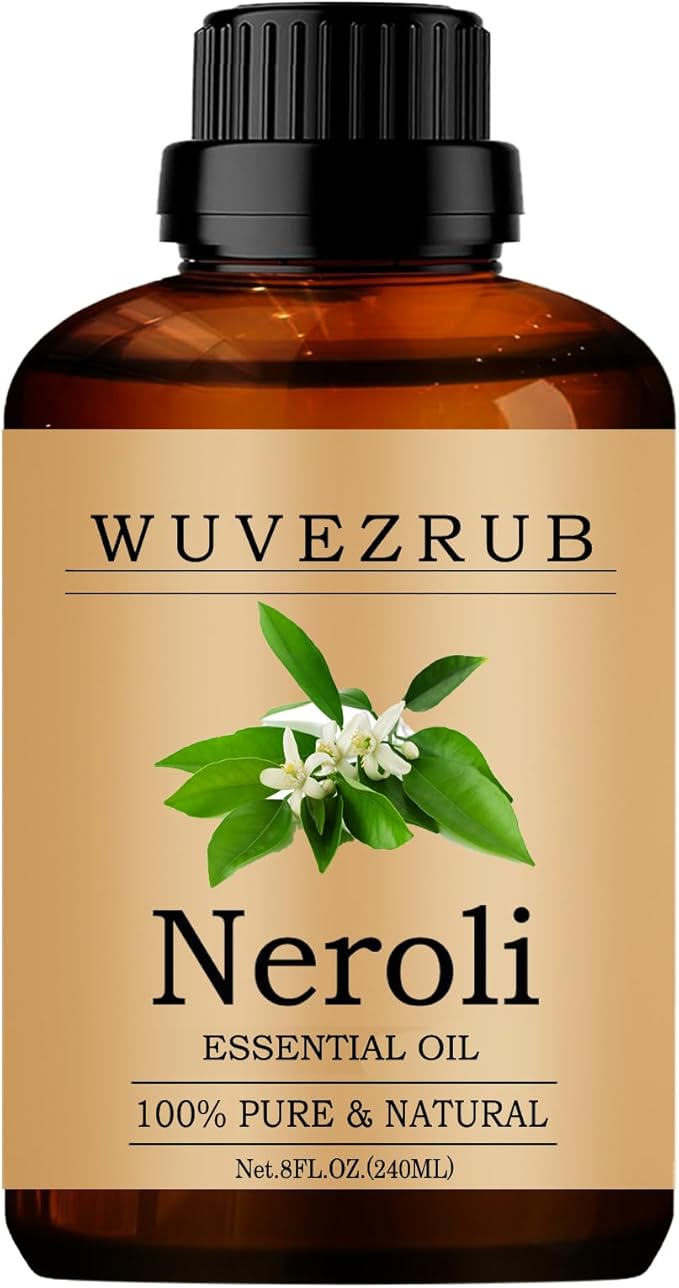 Neroli Essential Oil, 240ML Pure and Natural by WUVEZRUB