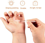 3 Pieces Glass Cuticle Pusher Cuticle Remover Glass Nail File Dual Ended - Image 7