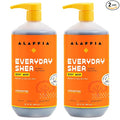 Alaffia Body Wash, EveryDay Shea, Unscented 2-Pack – Gentle Skin Cleanser by Alaffia