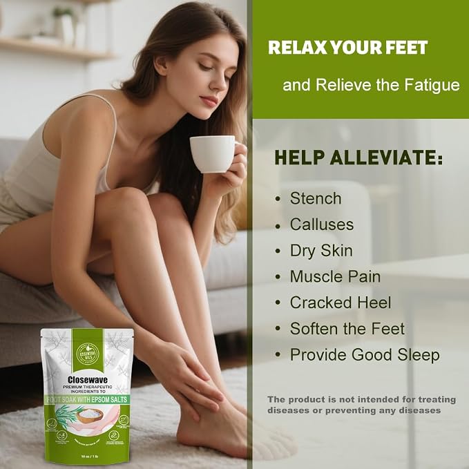 Epsom Salt Tea Tree Oil Foot Soak - Image 2