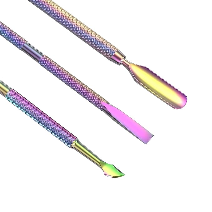 Cuticle Pusher Acetone/Gel/Nail Polish Remover Stainless Steel Professional - Image 2