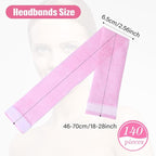 Waydress 140 Pieces Disposable Spa Facial Headbands - Image 2
