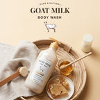 SHOWERMATE Goat Milk Body Wash Manuka Honey 27 fl oz / 800 ml - Image 4