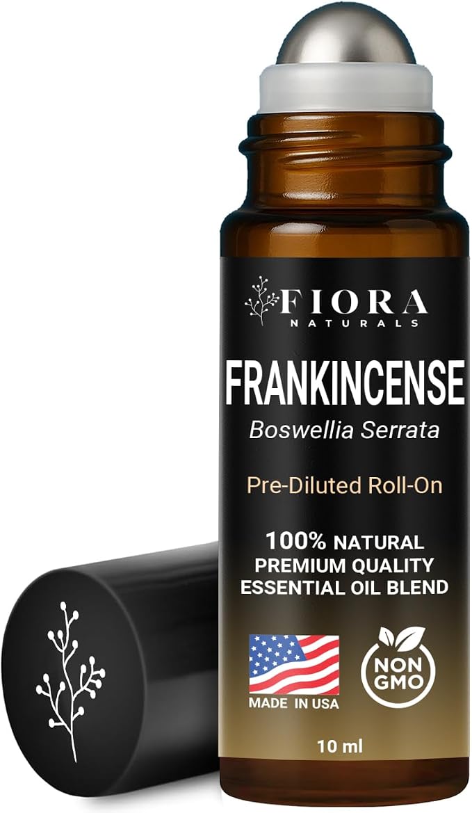 Frankincense Roll On – Pre-Diluted Frankincense Oil Essential Oil by FioraNaturals