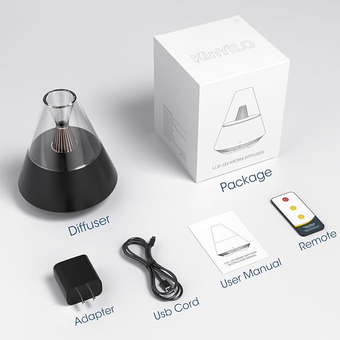 Ultrasonic Essential Oil Diffuser, 150ML Modern Aromatherapy Diffuser - Image 8