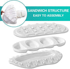 Small Bath Tub Neck Pillow, TPE Waterproof Suction Cups Bathtub Neck Pillow & - Image 7