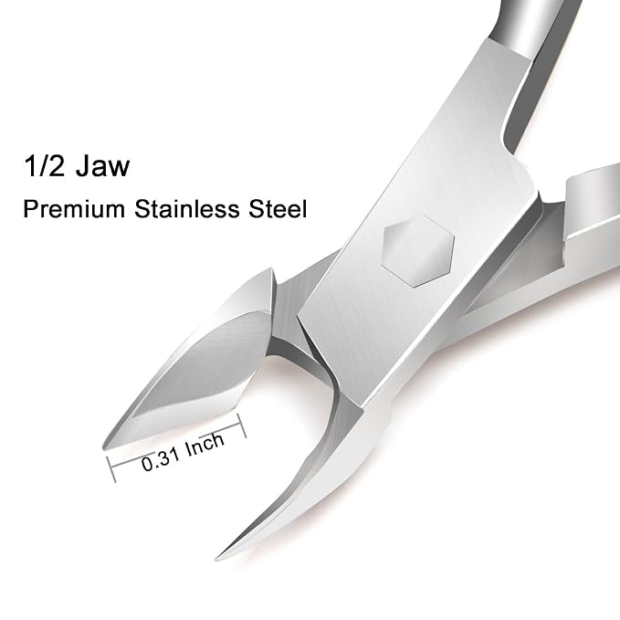 Ejiubas Cuticle Pusher Cuticle Nipper Stainless Steel Cuticle Trimmer Cuticle - Image 2
