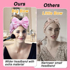 Shintop Women Fashion Lovely Soft Carol Fleece Bowknot Bow Makeup Cosmetic - Image 5