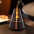 Flame Essential Oil Diffuser, Upgrade 7 Colour Lights Aromatherapy Diffuser by Gzvxuny