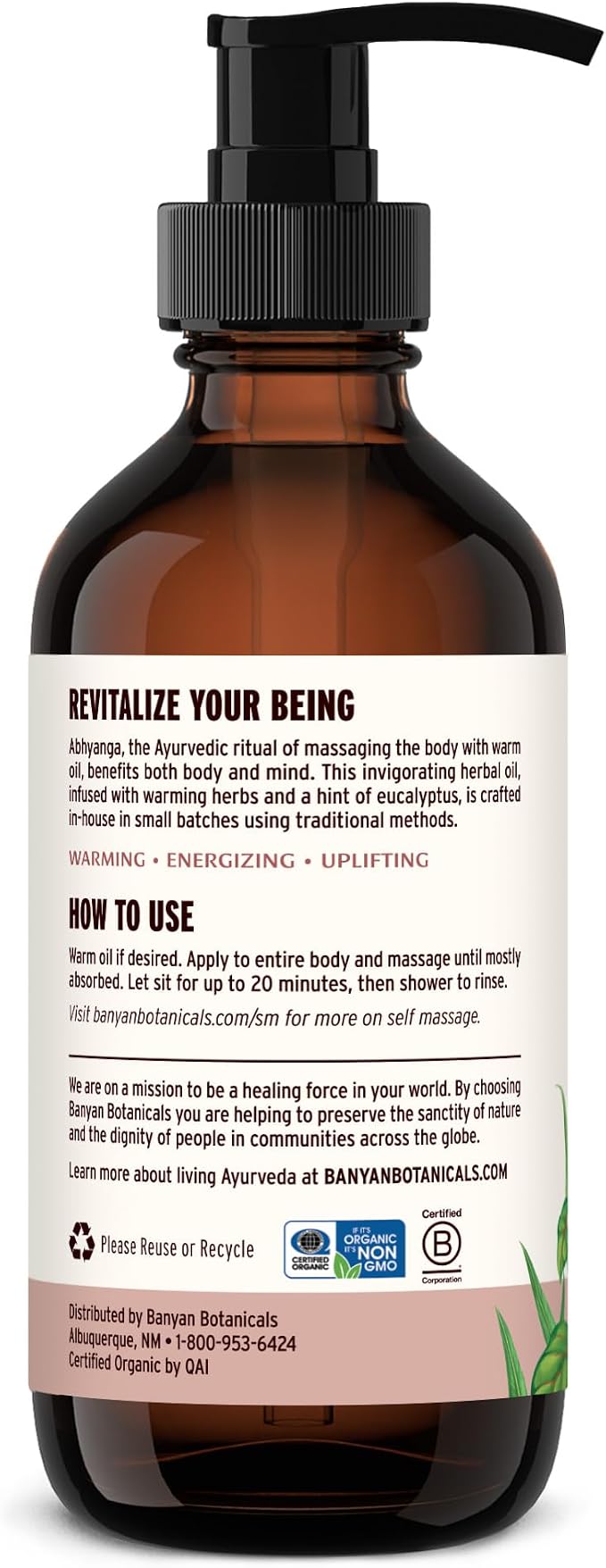 Banyan Botanicals Kapha Massage Oil – Organic Massage Oil - Image 7