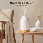 URPOWER 120ML Ceramic Essential Oil Diffuser, Ultrasonic Aromatherapy Diffuser - Image 5