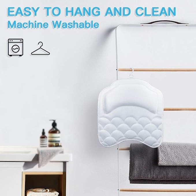 Beautybaby Bathtub Spa Pillow Bath Pillows - Image 6