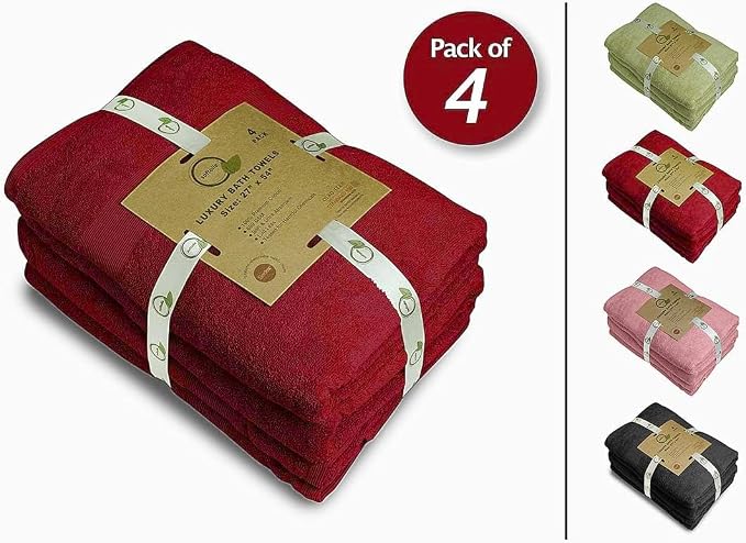 Softolle Luxury Bath Towels Set of 4 | Towels - Image 4