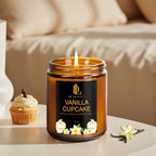 Vanilla Cupcake Candles, Vanilla Cupcake Scented Candle, Mother's Day Candle - Image 6