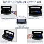 Gusnilo Nail Tool Sterilizer Box Plastic Disinfectant Container Disinfectant - Image 5