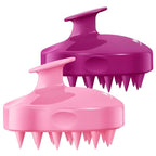 HEETA Hair Scalp Massager Shampoo Brush 2 Pack, Soft Silicone Bristles to by HEETA