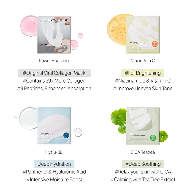 SUNGBOON EDITOR Deep Collagen CICA Tea Tree Overnight Mask | Acne Mask - Image 7